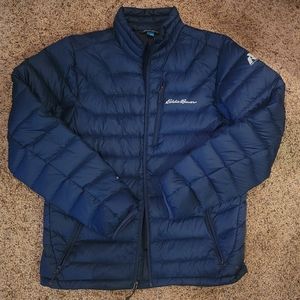 Eddie Bauer Men's Puffer Coat M Blue